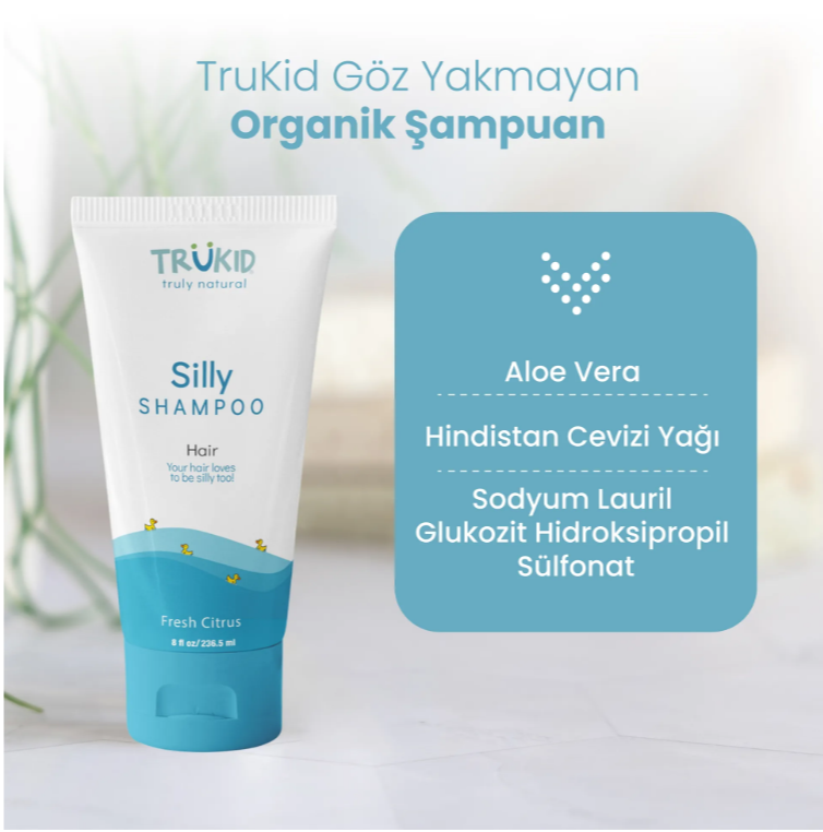 TruKid Göz Yakmayan Organik Şampuan