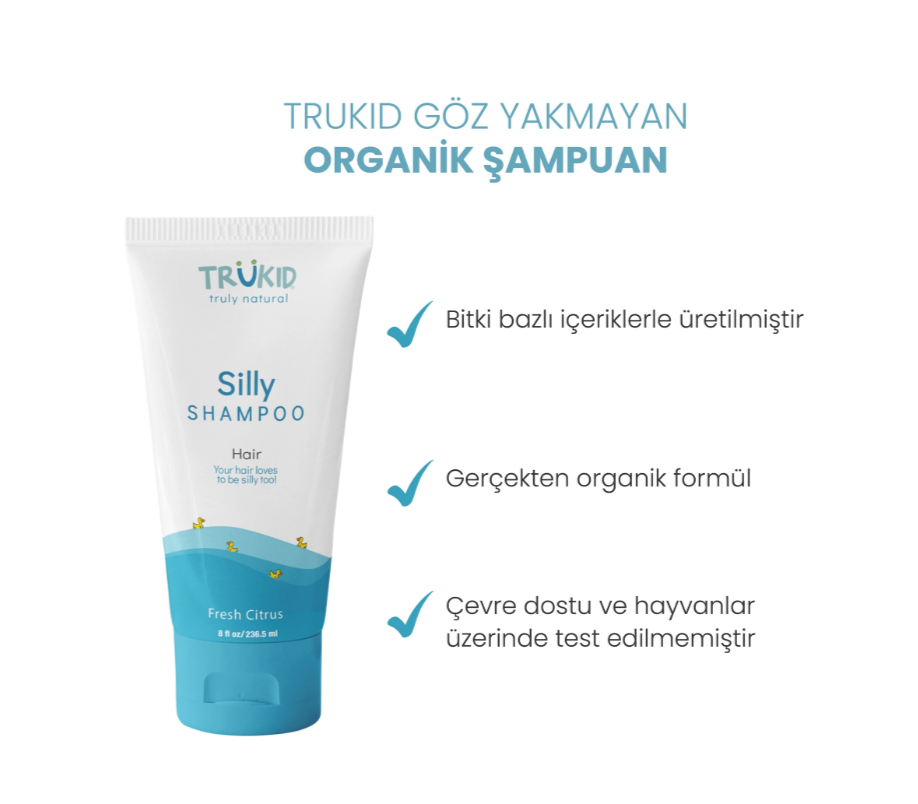 TruKid Göz Yakmayan Organik Şampuan