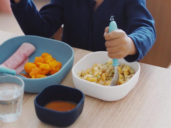 3 Parça Silikon Kase Seti, Night blue/Cotton/Baltic blue