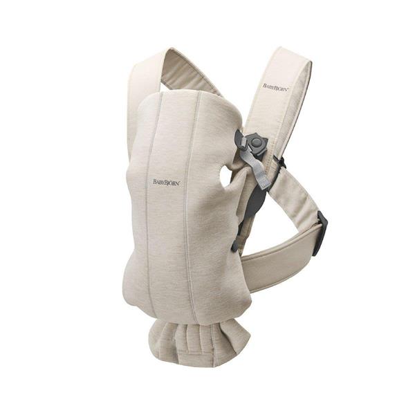 BabyBjörn 2li Set Bliss Ana kucağı & Kanguru Mini 3D Jersey Light Beige