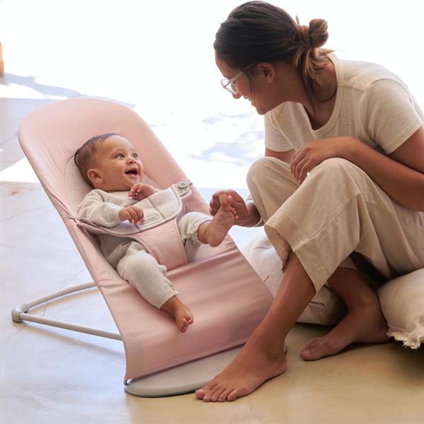 BabyBjörn Balance Soft Ana Kucağı Cotton Jersey / Light Pink Grey