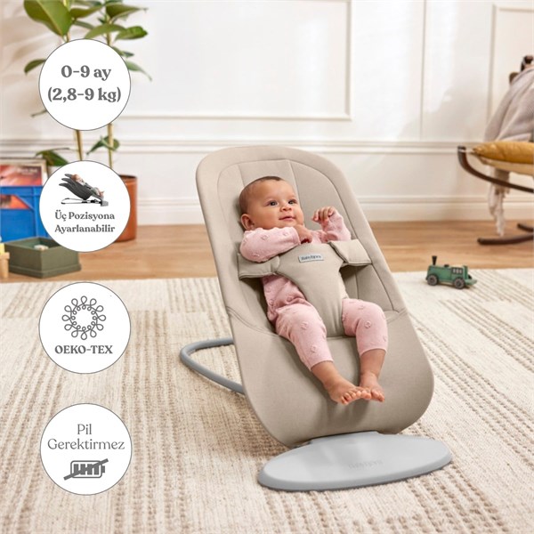 BabyBjörn Begin Ana Kucağı Woven Sand Grey