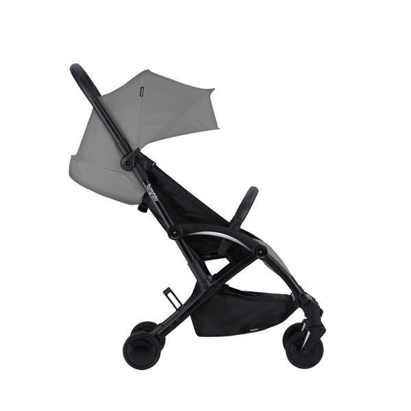 BabyBjörn Bliss Ana Kucağı Petal Woven Grey & Bumprider Connect³ Bebek Arabası Black-Grey & Yan Düzenleyici Çanta