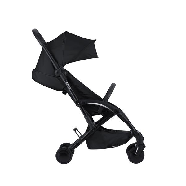 BabyBjörn Bliss Ana Kucağı Woven Black & Bumprider Connect³ Bebek Arabası Black-Black & Yan Düzenleyici Çanta