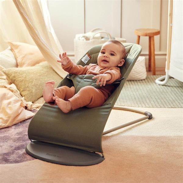 BabyBjörn Bliss Petal Ana Kucağı & Kanguru Mini Cotton Yenidoğan Seti / Dark Green