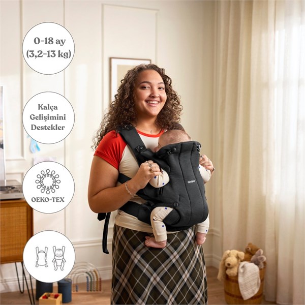 BabyBjörn Kanguru Hold Mesh Black