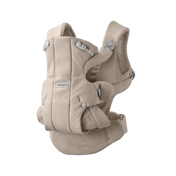 BabyBjörn Kanguru Hold Woven Sand Grey