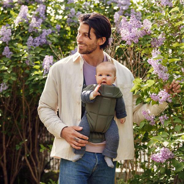 BabyBjörn Kanguru Mini 3D Cotton / Dark Green