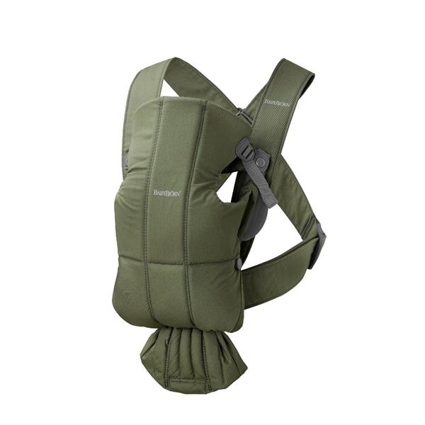 BabyBjörn Kanguru Mini 3D Cotton / Dark Green