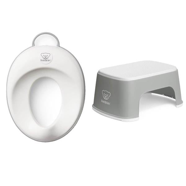BabyBjörn Klozet Adaptörü & Safe Step Banyo Basamağı Grey White