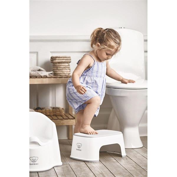 BabyBjörn Klozet Adaptörü & Safe Step Banyo Basamağı White Grey