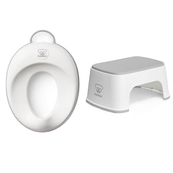 BabyBjörn Klozet Adaptörü & Safe Step Banyo Basamağı White Grey
