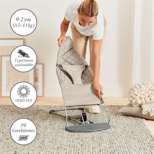 BabyBjörn Bliss Ana Kucağı Woven Sand Grey