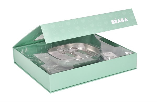 Beaba İlk Yemek Setim Çelik, Sage Green
