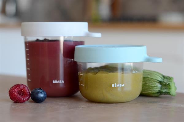 Bebek cam mama kavanozu 2li set (150 ml green / 250 ml airy