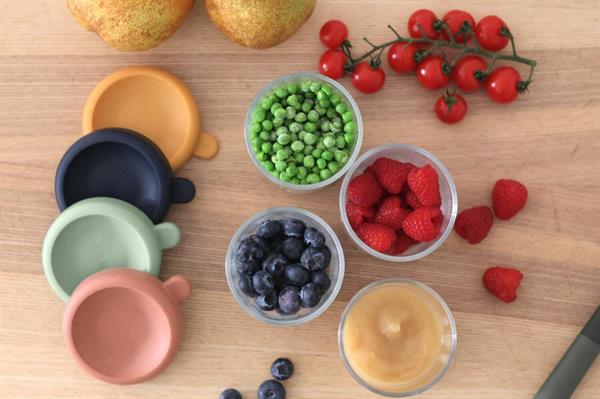 Bebek cam mama kavanozu 4lü set 250 ml, Sunrise color mix