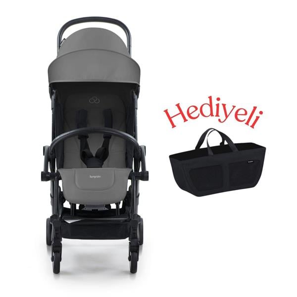 Bumprider Connect 3 Bebek Arabası / Black-Grey Yan Düzenleyici Çanta Hediyeli