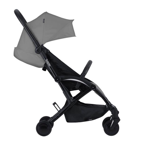Bumprider Connect³ İkiz Bebek Arabası Black - Grey Melange & Yan Bakım Çantası Hediyeli