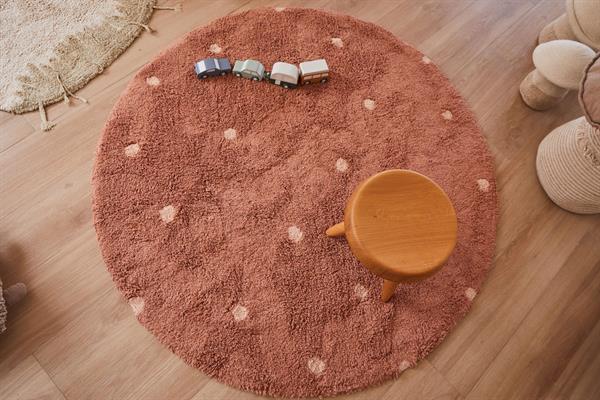 Halı, Round Dot Chestnut