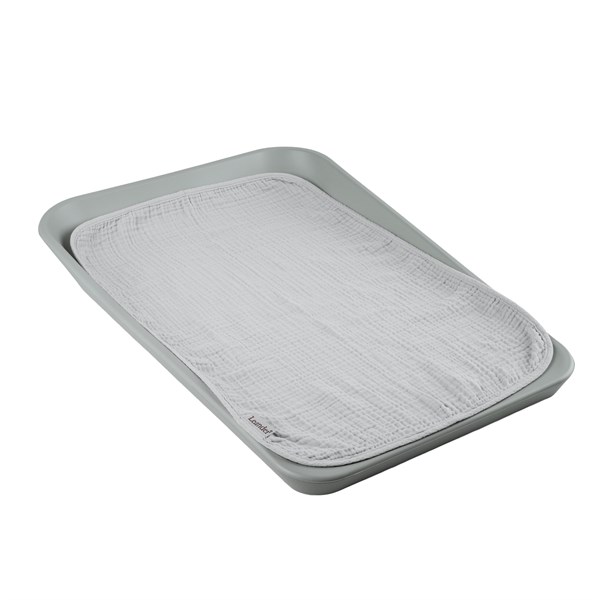 Leander Matty 2li Set Müslin Örtü, Pearl Grey / Sage Green
