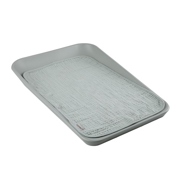 Leander Matty 2li Set Müslin Örtü, Pearl Grey / Sage Green