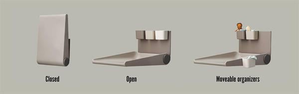 Leander Wally™ Alt Değiştirme Ünitesi,Kapuçino