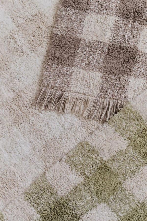 Lorena Canals Çocuk Odası Halısı, Vichy Ivory M