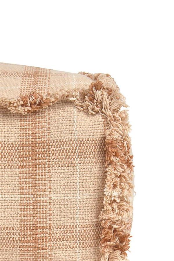 Lorena Canals Çocuk Odası Pufu, Tartan Pouf Rose