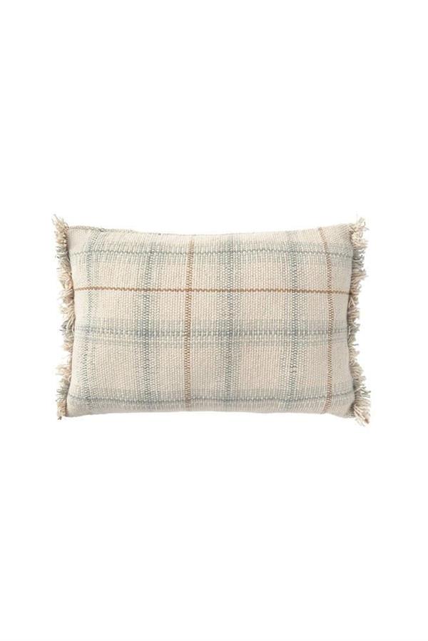 Lorena Canals Çocuk Odası Yastığı, Tartan Blue Sage