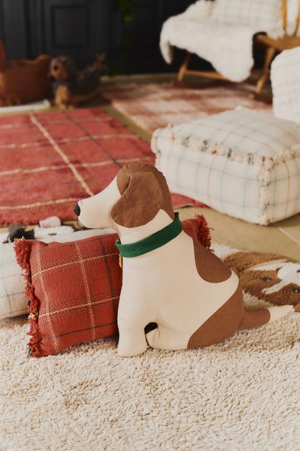 Lorena Canals Çocuk Odası Yastığı, Tartan Mapple Red