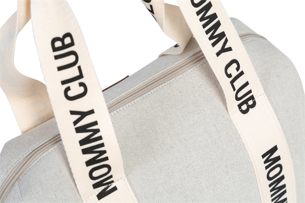 Mommy Club Bag, Kanvas Gri