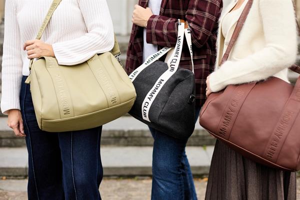 Mommy Club Bag, Vegan Deri Yeşil