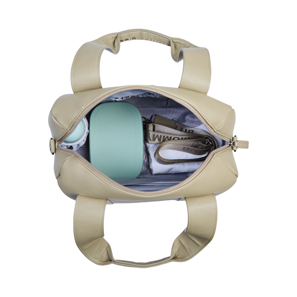 Mommy Club Bag, Vegan Deri Yeşil