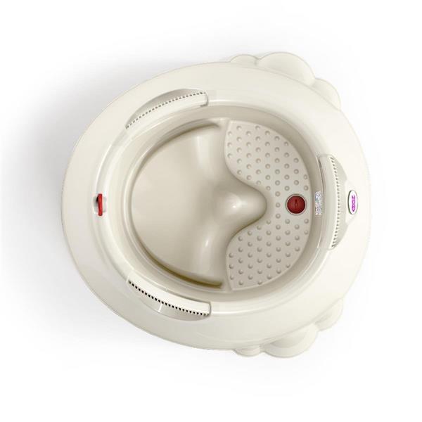 OKBaby Bebek Banyo Seti Opla Küvet & Splash Bebek Duşu Kırık Beyaz