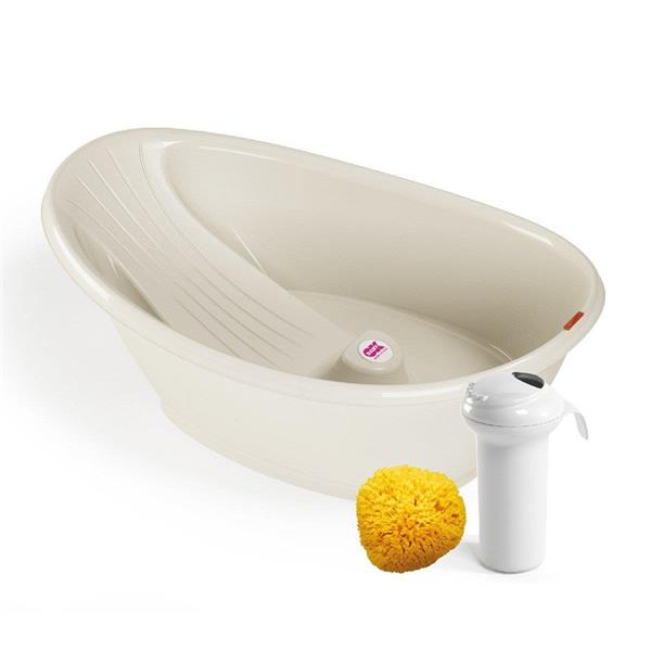 OKBaby Bella Bebek Banyo Seti 3 Parça Kırık Beyaz