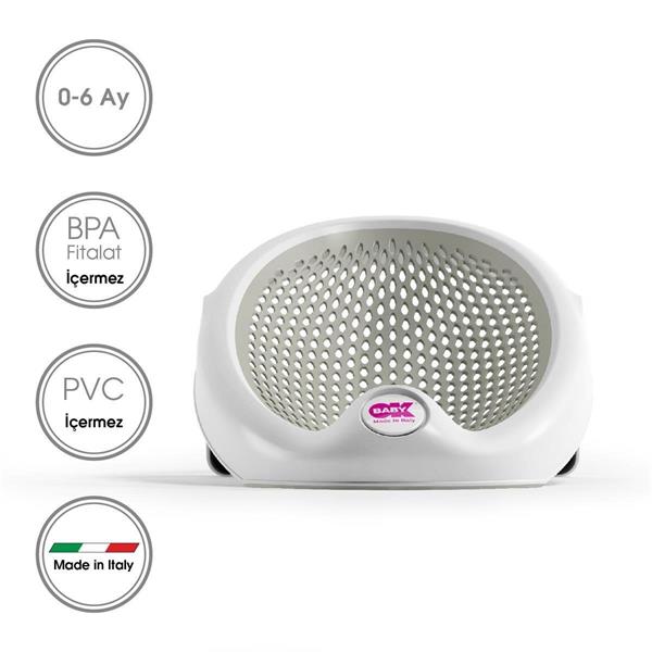 OKBaby Jelly Bebek Banyo Seti 3 Parça Açık Gri