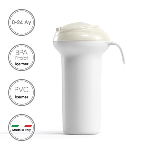 OKBaby Onda Bebek Banyo Seti 4 Parça Kırık Beyaz