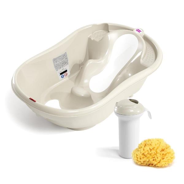 OKBaby Onda Evol Bebek Banyo Seti 3 Parça Kırık Beyaz