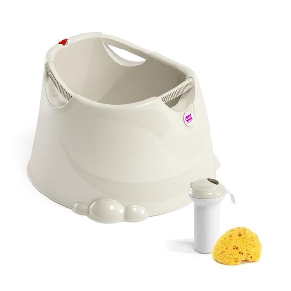 OKBaby Opla Bebek Banyo Seti 3 Parça Kırık Beyaz