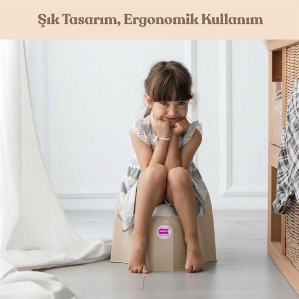 OKBaby Pasha Eğitici Koltuk Oturak Bej