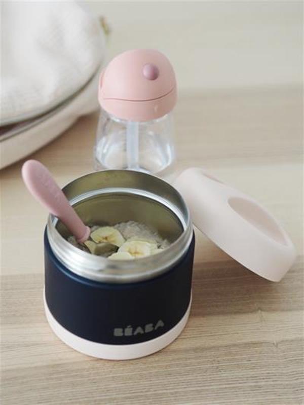 Paslanmaz Çelik Yiyecek Termosu (light pink/dark blue)