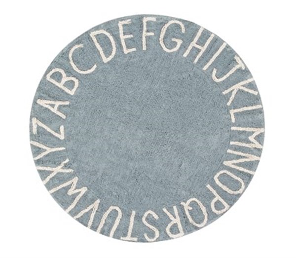 Round ABC Vintage Mavi-Natural