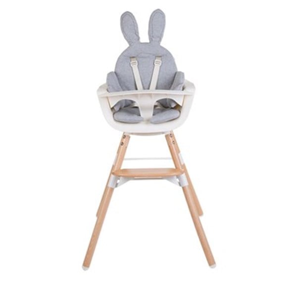 Tavşan Mama Sandalyesi Minderi Gri