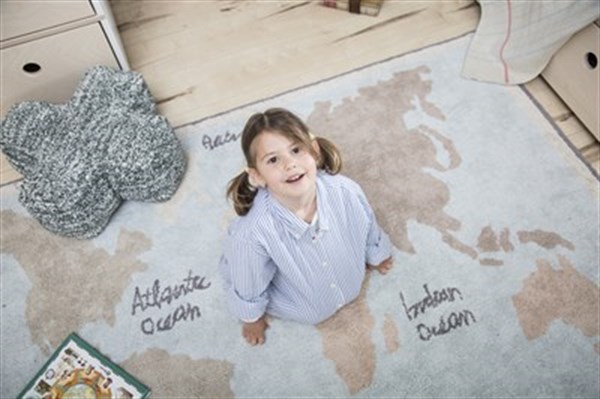 Vintage Map Halı | Lorena Canals