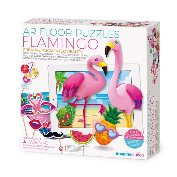 AR Floor Puzzles Flamingo Aplikasyon Destekli Arttırılmış Gerçeklik Oyunu