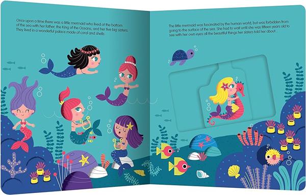 Auzou - My First Pull The Tab Fairy Tale The Little Mermaid