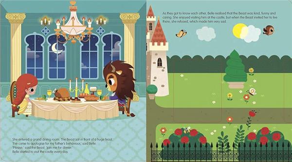 Auzou - My First Pull The Tab Fairy Tale Beauty And The Beast