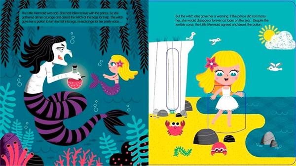 Auzou - My First Pull The Tab Fairy Tale The Little Mermaid