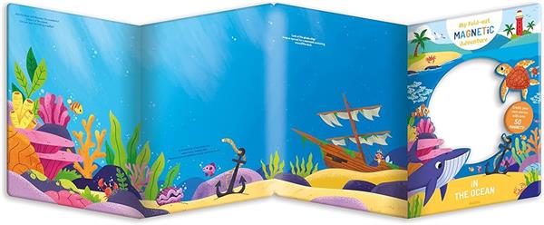 Auzou - My Fold-Out Magnetic Adventure - In The Ocean