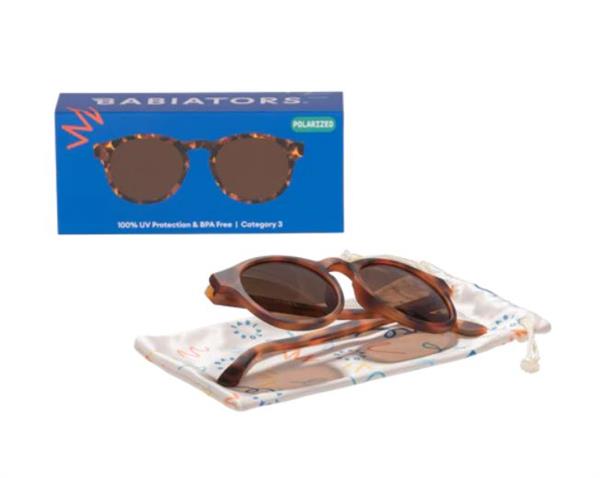 Babiators Amber Polarize Lensli Keyhole Güneş Gözlüğü Totally Tortoise 0-2 Yaş